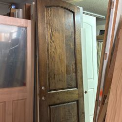 32” X 94-1/2 X 1-3/4 Solid Mahogany Arched Top .