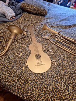 3-pc Metal Instrument Wall Decor