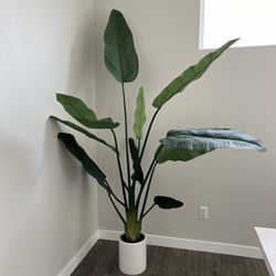 Faux Banana Leaf Plant 