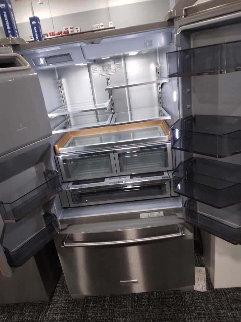 33cu.ft. LG.made Kitchen Aid.stainless.water&ice French door Fridge.unused. Free Delivery. 