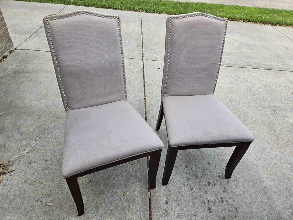 2 Upholstered Dining Chairs