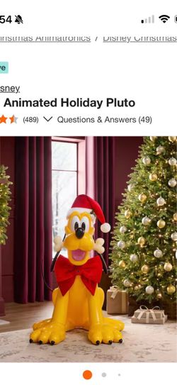 Disney Pluto animatronic