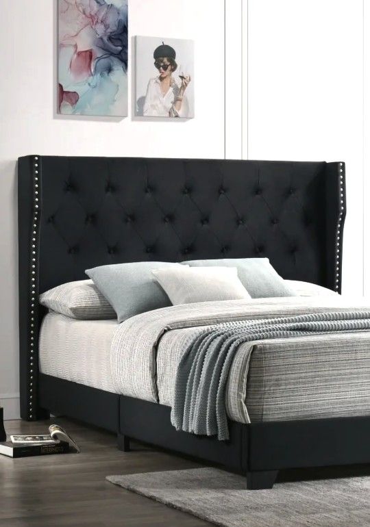 KING BED FRAME NO MATTRESS