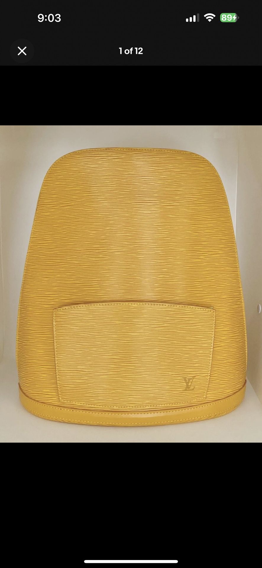 Louis Vuitton globelin backpack Epi Leather