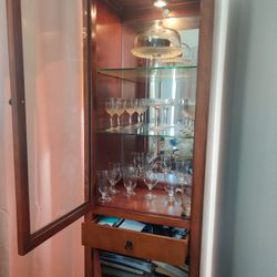 Wooden Cabinet With Light