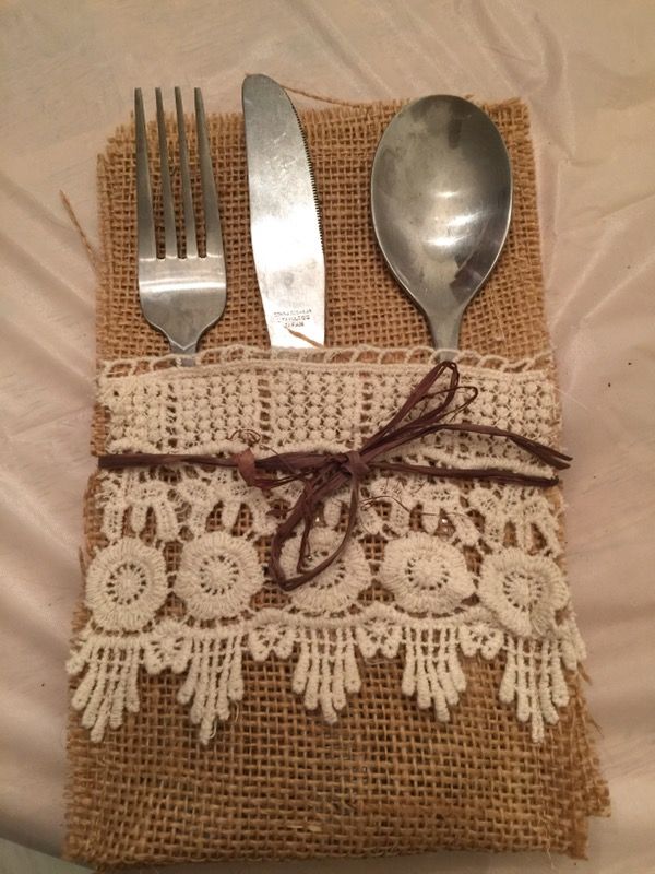 Vintage/Shabby Silverware Decorative Holders