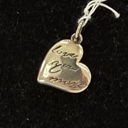 “Love You More” Heart Charm JA