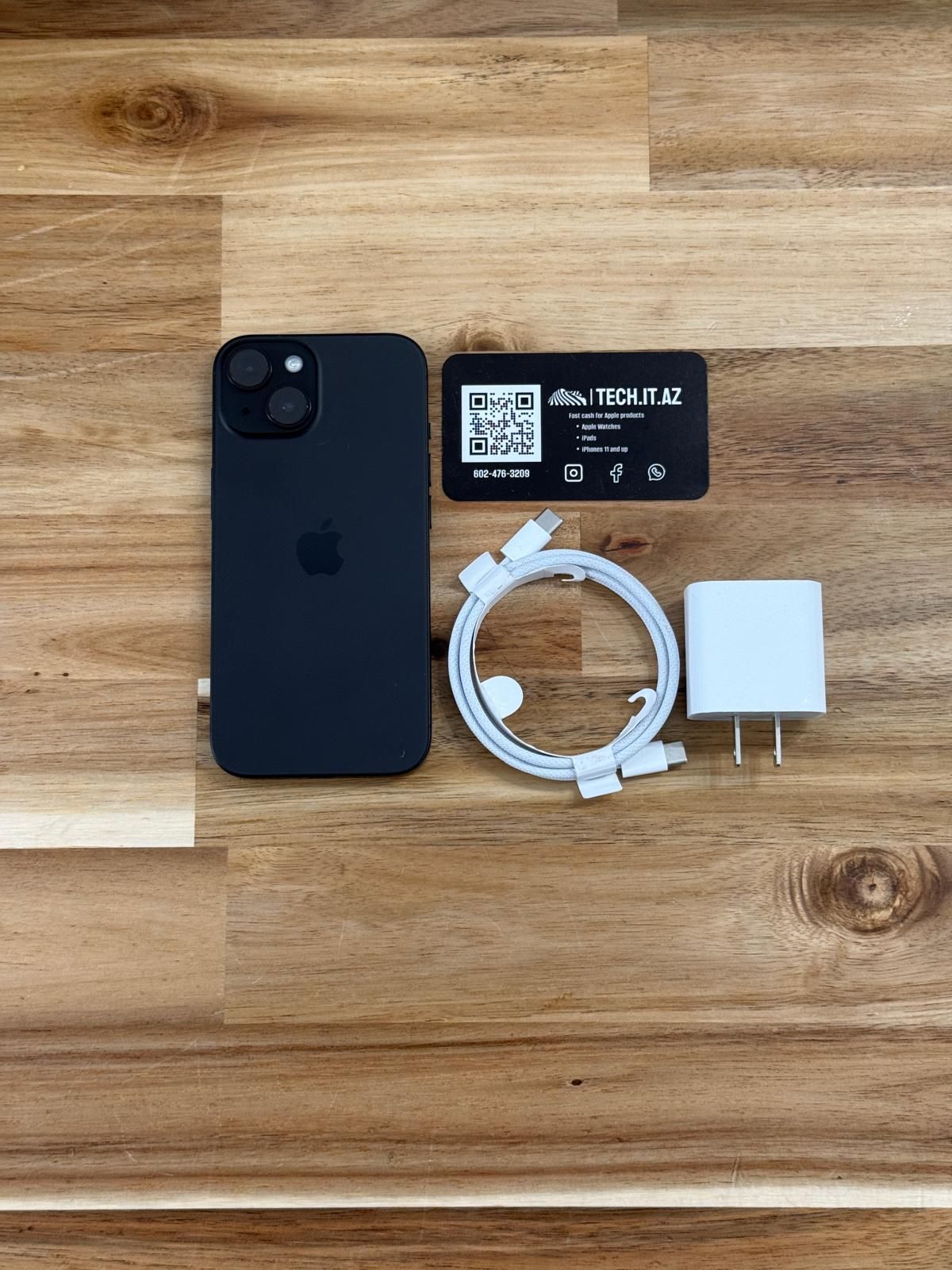 📱 iPhone 15 | 128GB | Black | T-Mobile/Metro PCS Only | Hablo Español