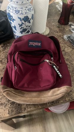 Burgundy Jansport book bag barely used