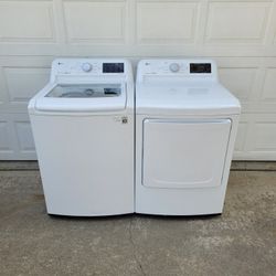 LG WASHER AND GAS DRYER 