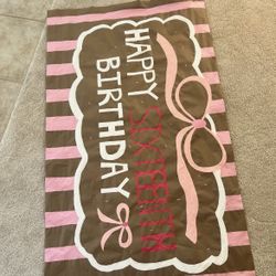 Hand Painted Birthday Banner 