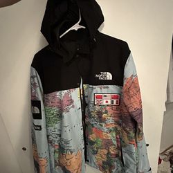 Supreme X The North Face Expediton Jacket Large “Map” SS14
