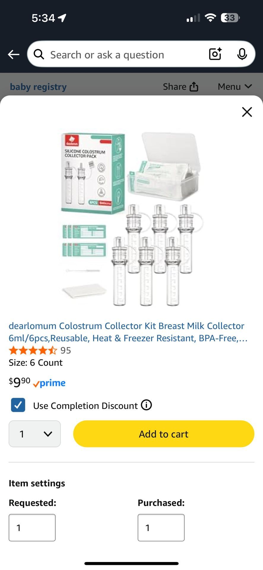 Colostrum Collectors