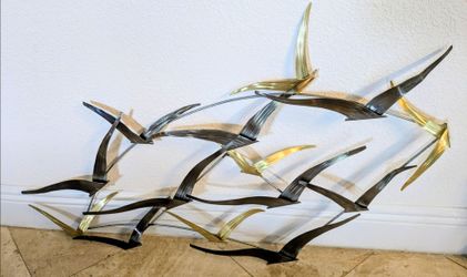 Metal Birds Wall Decor