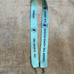 Mint Green NBC Sports Lanyard from U.S Open