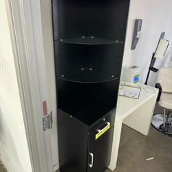 Barberpub Standing Corner Cabinet With Shelving And A Drawer Model 3200