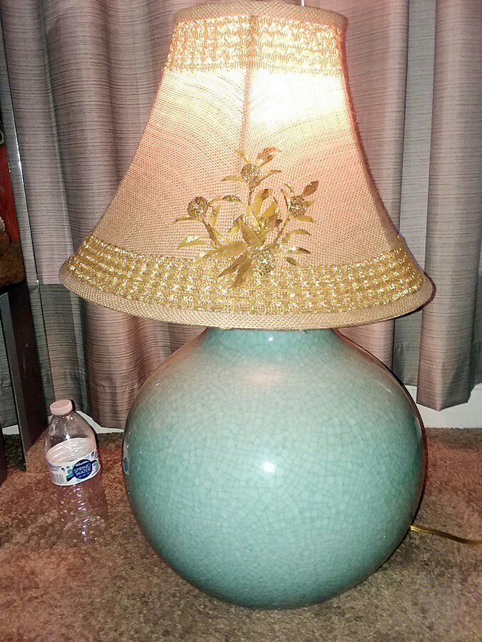 Cute Large Sage Green Lamp