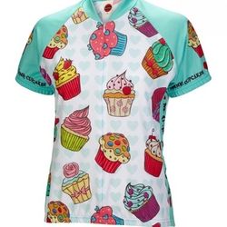 Cupcakes Women's Cycling Jersey Large NEW
