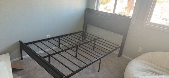 LED bed frame/ charger port