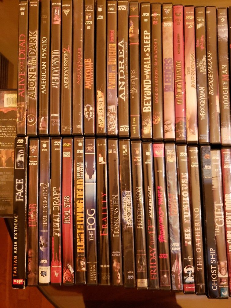 Horror Movies Titles A-M Prices Range