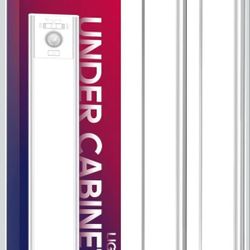 Under Cabinet Lighting, 3200mAh Rechargeable Motion Sensor Light Indoor, LED Battery Operated Cabinet Lights, Dimmable Closet Light, Wireless Under Co