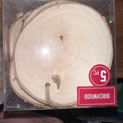 Wood Round Decorations 