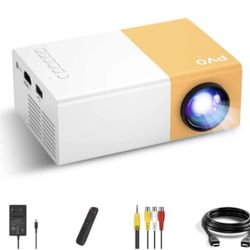 Mini Projector,  Portable Projector for Cartoon, Kids Gift, Outdoor Movie 