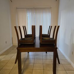 Dining Room Set 4 Chairs And 1 Bench