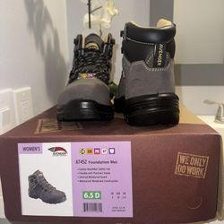 NEW Steel Toe Work Boots – Never Worn – Size 