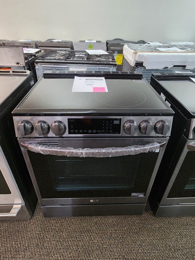 6.3 Cu. Ft. Slide In Electric Range With Self Cleaning, Instaview And Air Fry