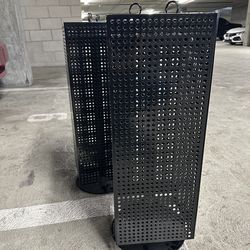 PEG BOARD STANDING SPINNING RACKS