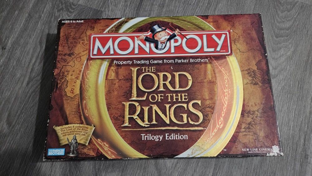 Monopoly Lord Of The Rings Edition
