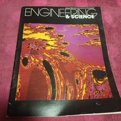 VINTAGE SPRING OF 1988 MAGAZINE ENGINEERING AND SCIENCE FOR SALE.