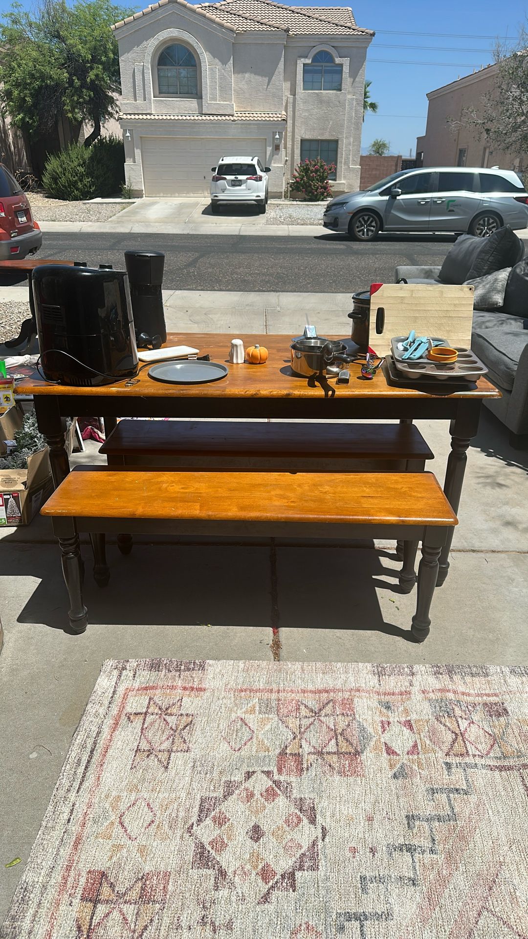 Table With Benches