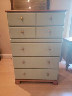 Beautifully Refreshed 7-Drawer Tallboy Dresser