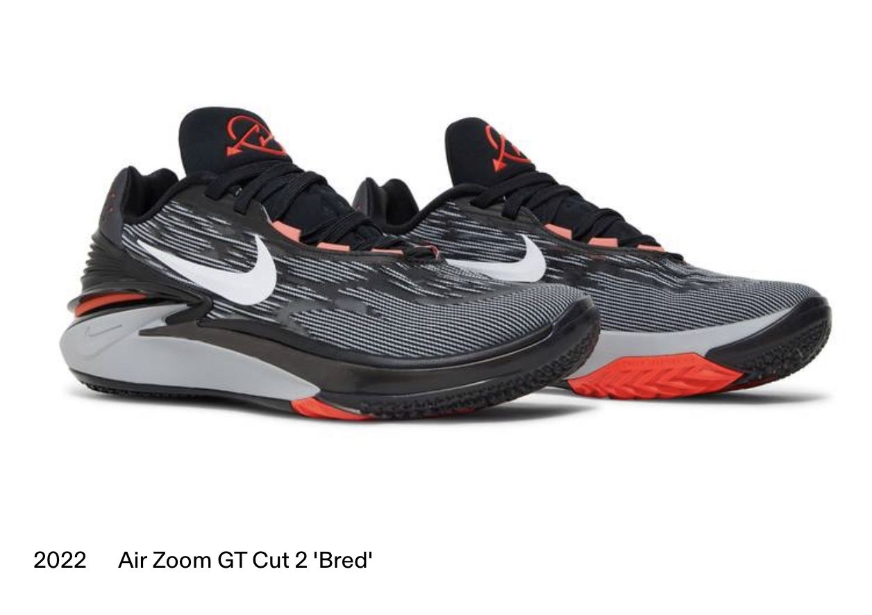 NIKE AIR ZOOM G.T. CUT 2 DJ6015-001 MEN SIZE 9.5