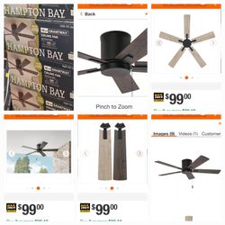 5 / Brand New Ceiling Fans Indoor Outdoor  Asking $65 Each