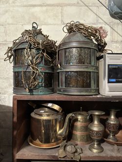 Nautical Copper House Lights