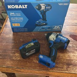 Cobalt 24 V Brushless Half Inch Impact