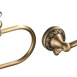 Antique Brass Toilet Paper Holder