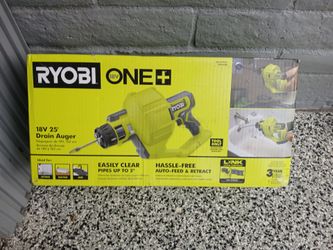 DRAIN SNAKE RYOBI 18V TOOL ONLY