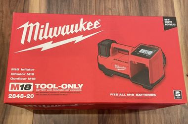 Milwaukee M18 Inflator.  Brand NEW.  Tool Only.  NUEVO.