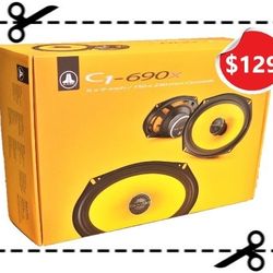 JL Audio Evolution C1-Series Car Speakers Set 6x9 Inch 2-Way Coaxial Speaker 225 Watts C1-690X 🚨 Payment Options Available 🚨 No Credit Needed 🚨 