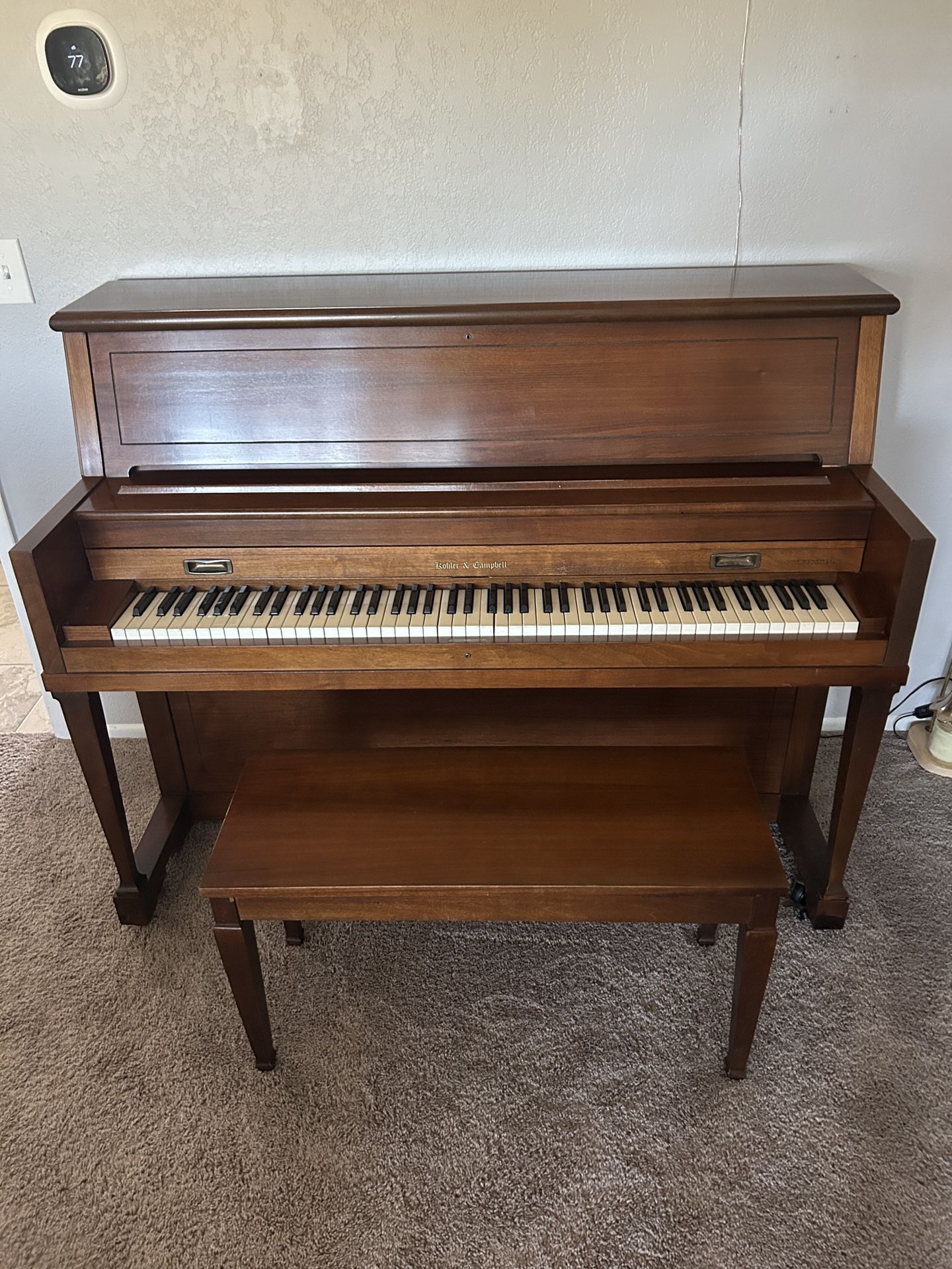 Kohler & Campbell Upright Piano And Bench,New Products : American Fashion Style Bags On Sale