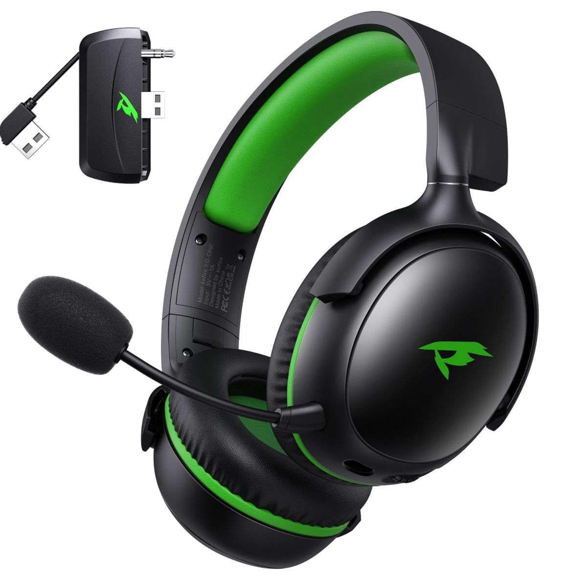 Wireless Gaming Headset For XBOX Series X|S|One, PC, PS5, PS4, Mac, Switch, Gaming Headphones With 2.4GHz, Bluetooth 5.4, 53MM 3D Stereo Sound, 60H Ba