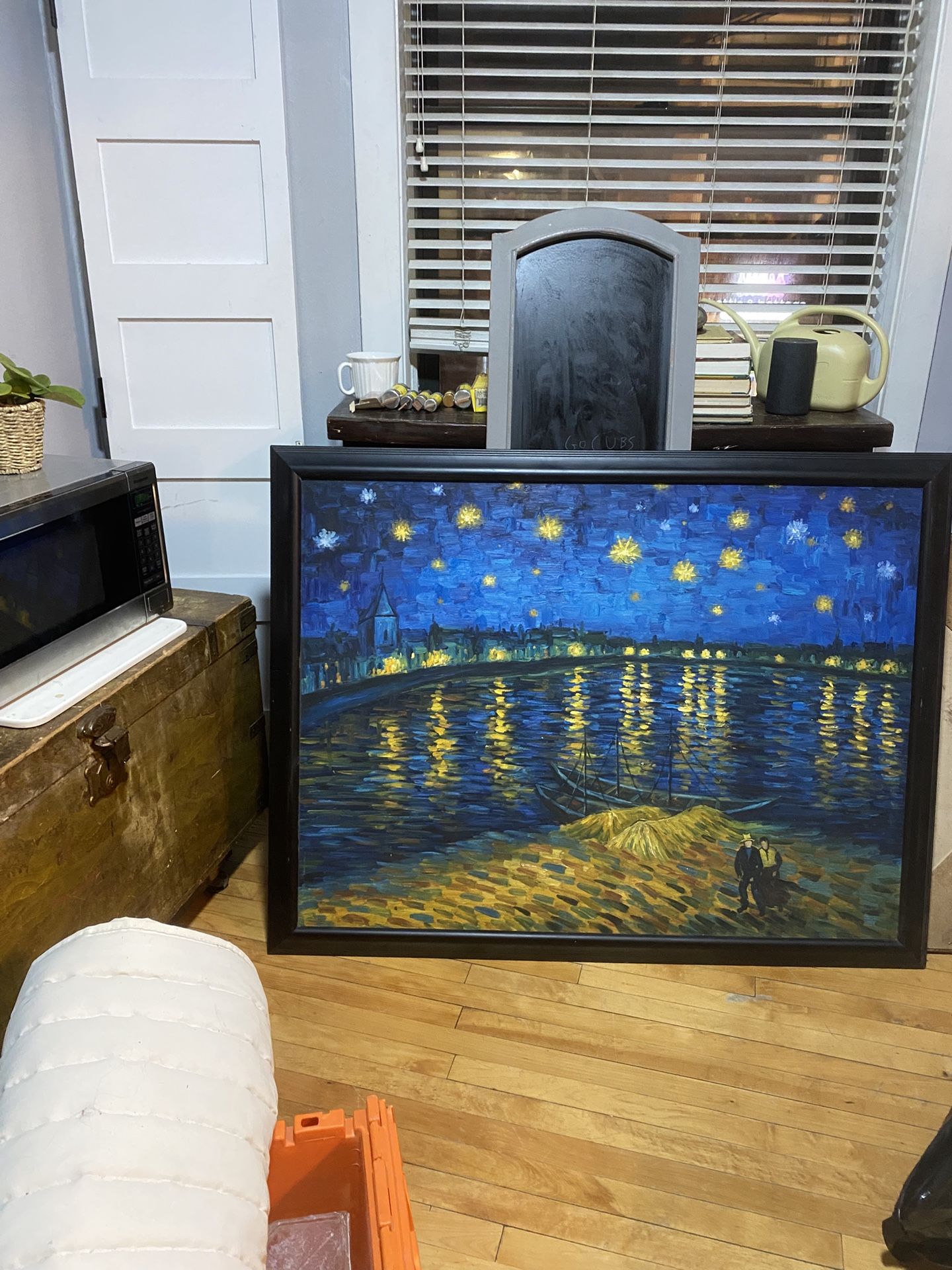 Large 4ft Canvas Painting Signed By Artist