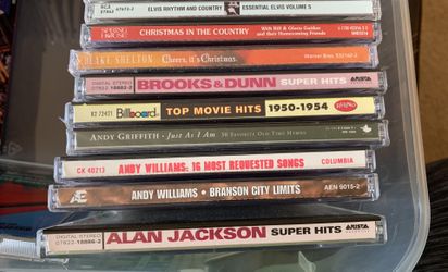 Country, Gospel, and Christmas CD’s