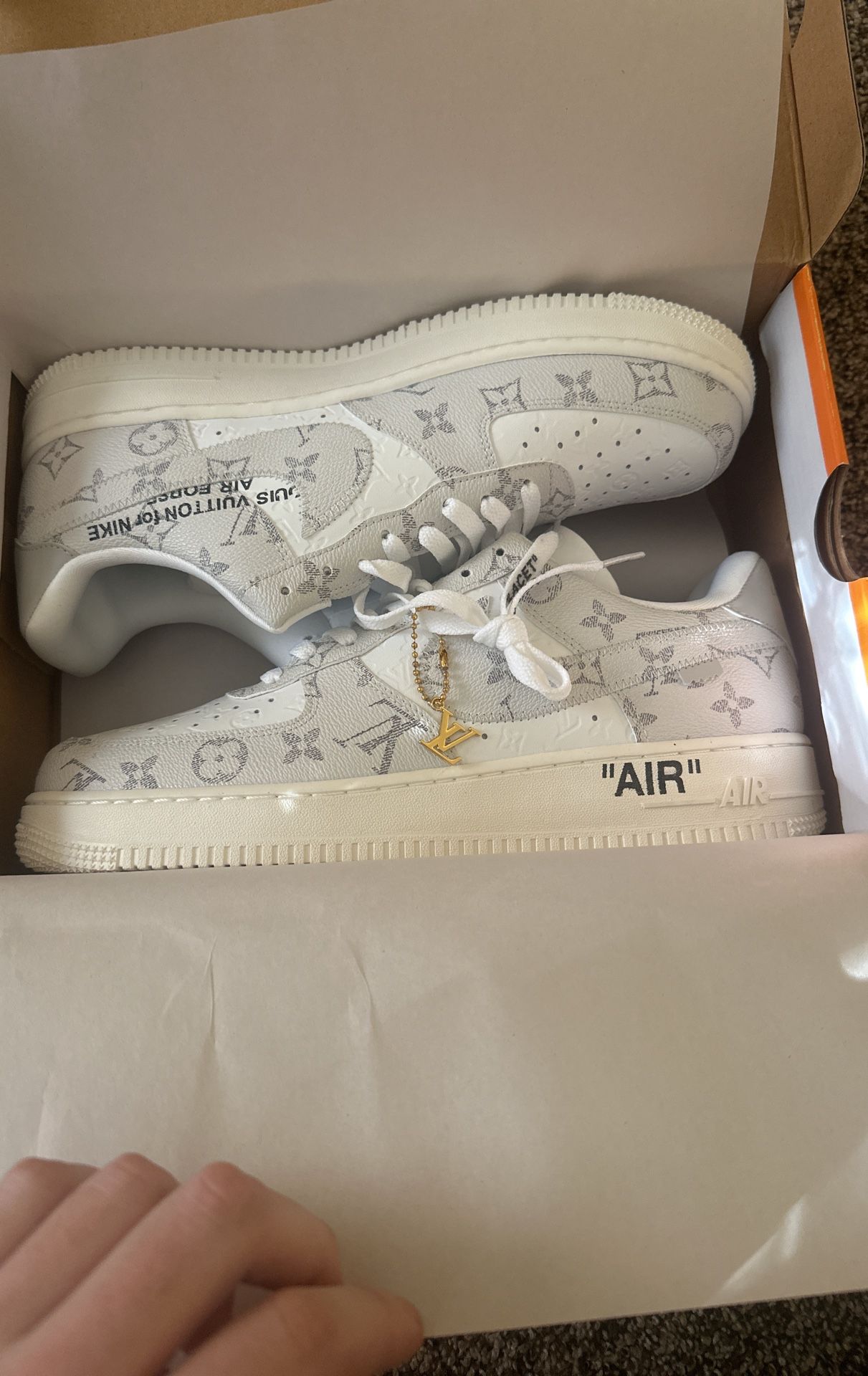 Custom LV Air Nikes Size 11