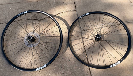 DT Swiss R470 Disc Brake Wheelset – Front & Rear plus tires - $220