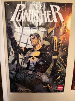 THE PUNISHER RED BAND 2025 COMIC PROMO POSTER
